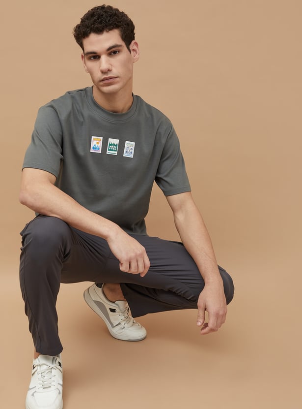CODE UNWIND Applique T-shirt