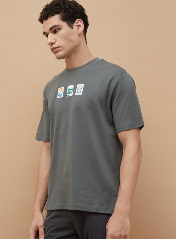 CODE UNWIND Applique T-shirt