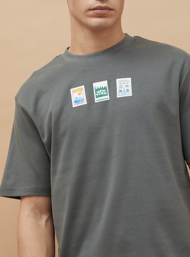 CODE UNWIND Applique T-shirt