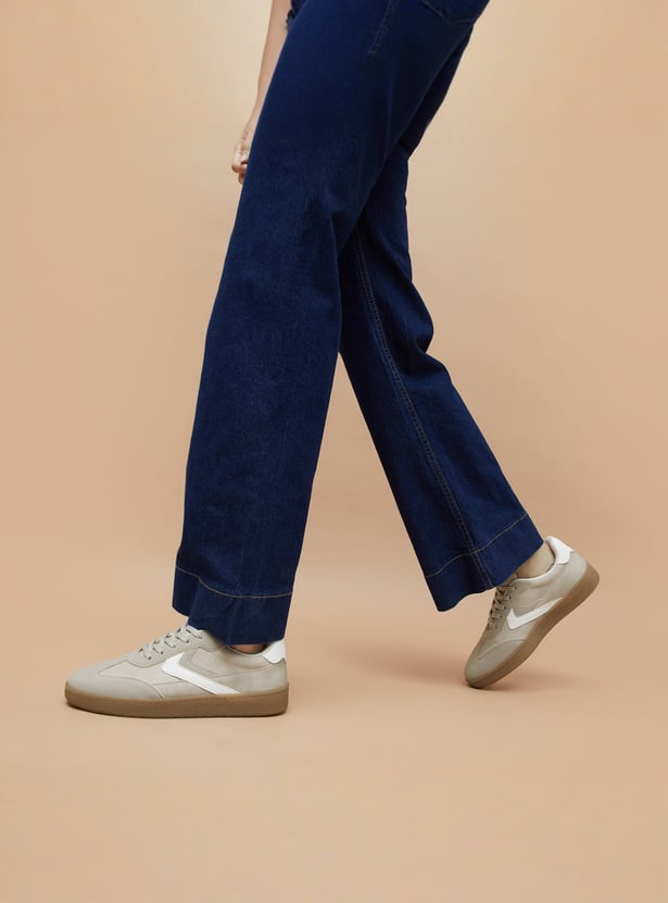 GINGER Sneakers with Contrast Ovelays