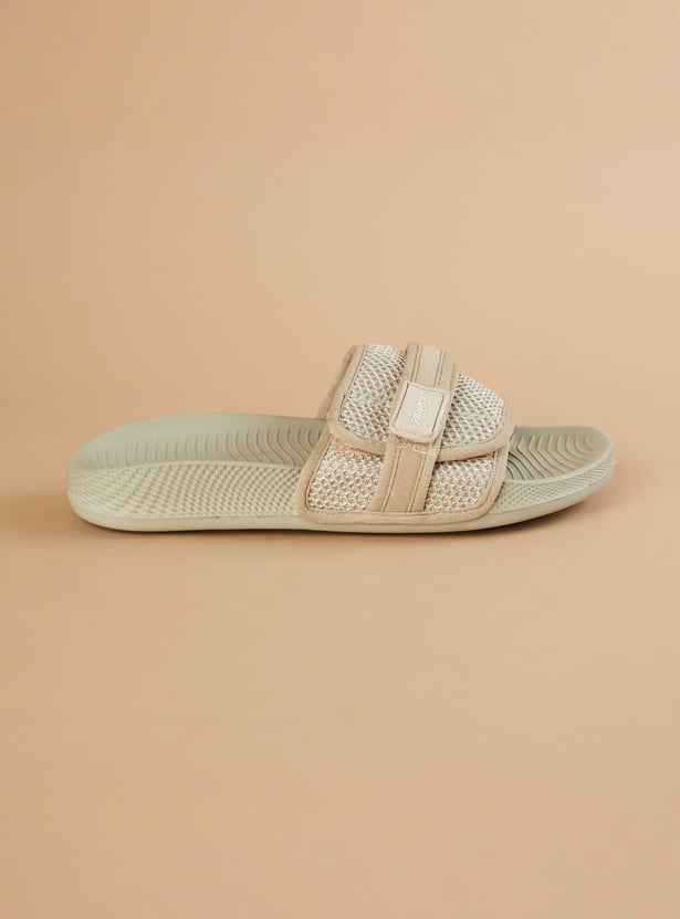 GINGER Woven Strap Velcro Sliders