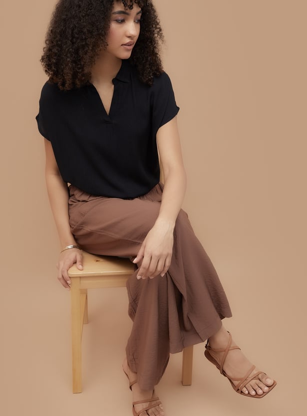 FAME FOREVER Textured Top