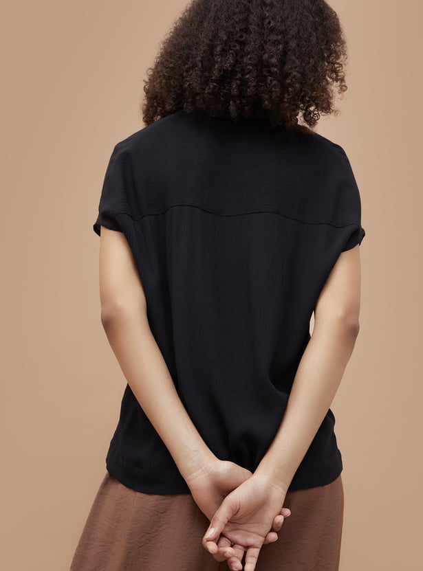 FAME FOREVER Textured Top
