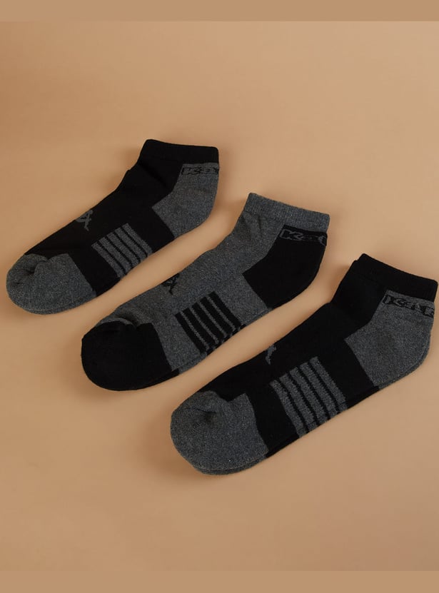KAPPA Colourblock Ankle Length Socks - Pack of 3