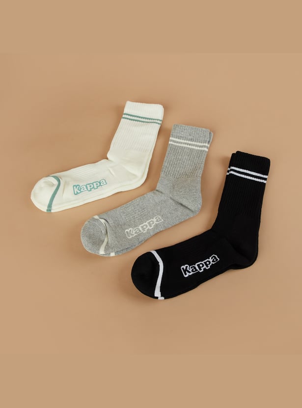 KAPPA Striped Calf Length Socks - Pack of 3