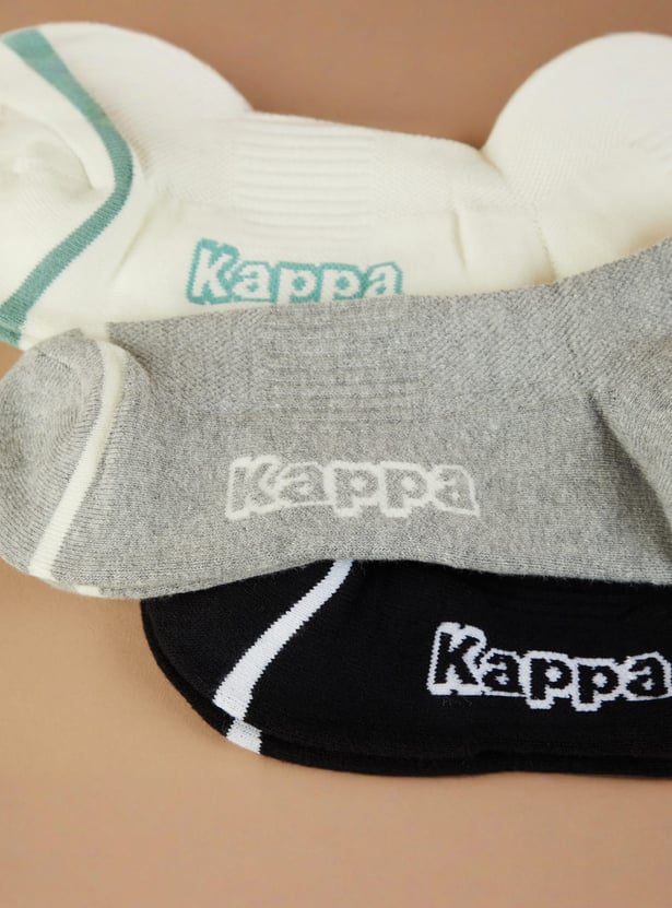 KAPPA Striped Calf Length Socks - Pack of 3