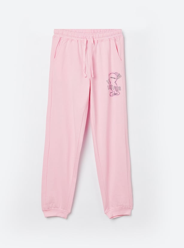 FAME FOREVER Girls Printed Joggers
