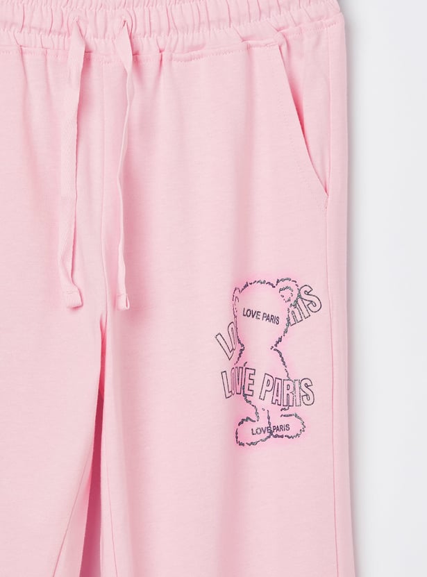 FAME FOREVER Girls Printed Joggers