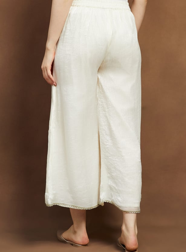 MELANGE Shimmery Palazzos