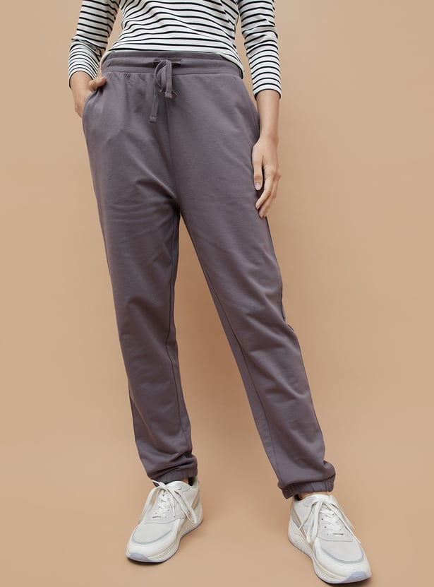 FAME FOREVER Solid Elasticated Joggers