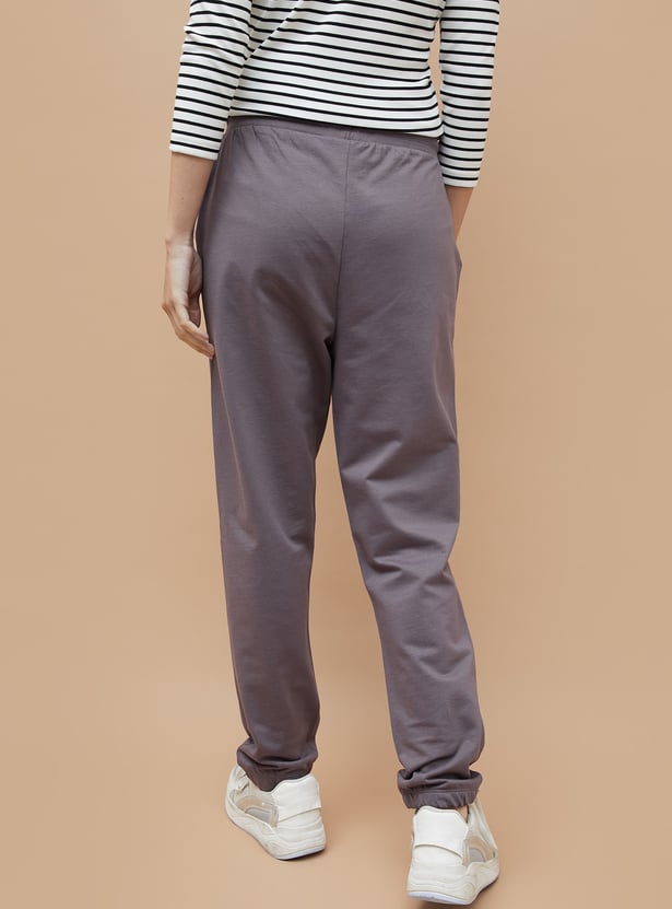 FAME FOREVER Solid Elasticated Joggers