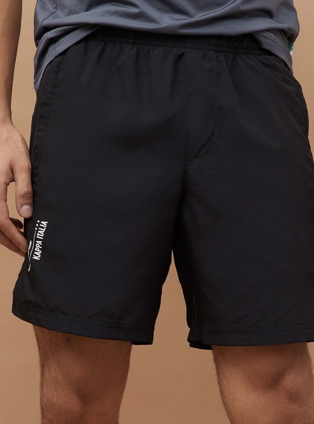 KAPPA Brand Print Shorts