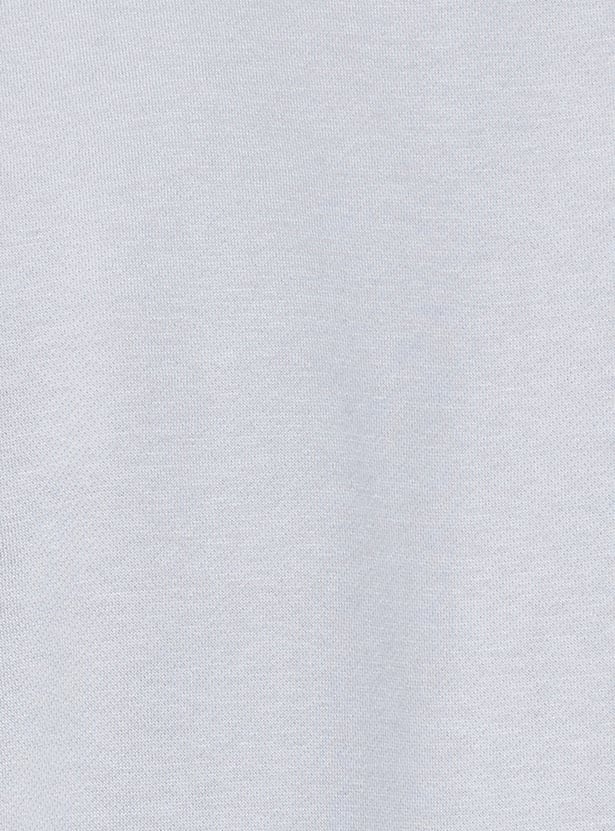 KAPPA Solid Mock Collar Sweatshirt