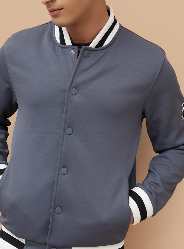 KAPPA Striped Varsity Jacket