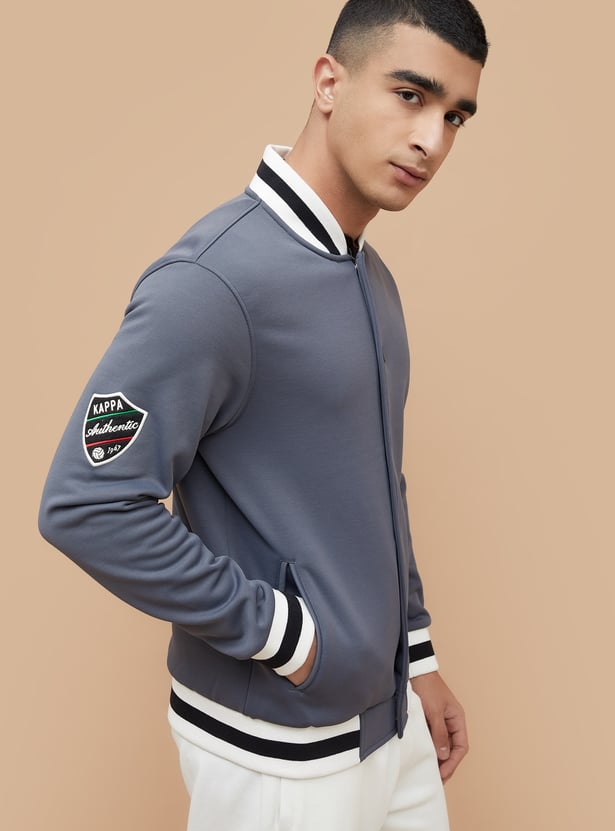 KAPPA Striped Varsity Jacket