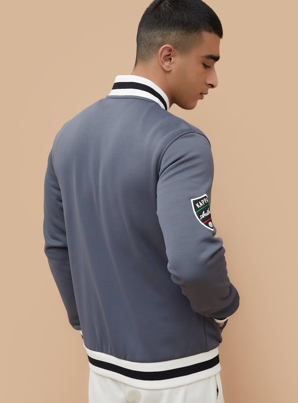 KAPPA Striped Varsity Jacket