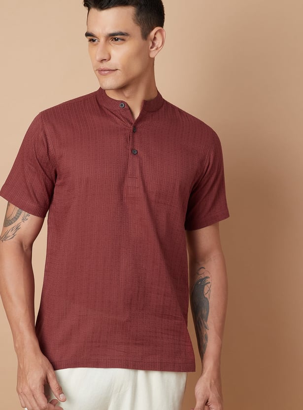 MELANGE Embroidered Short Kurta