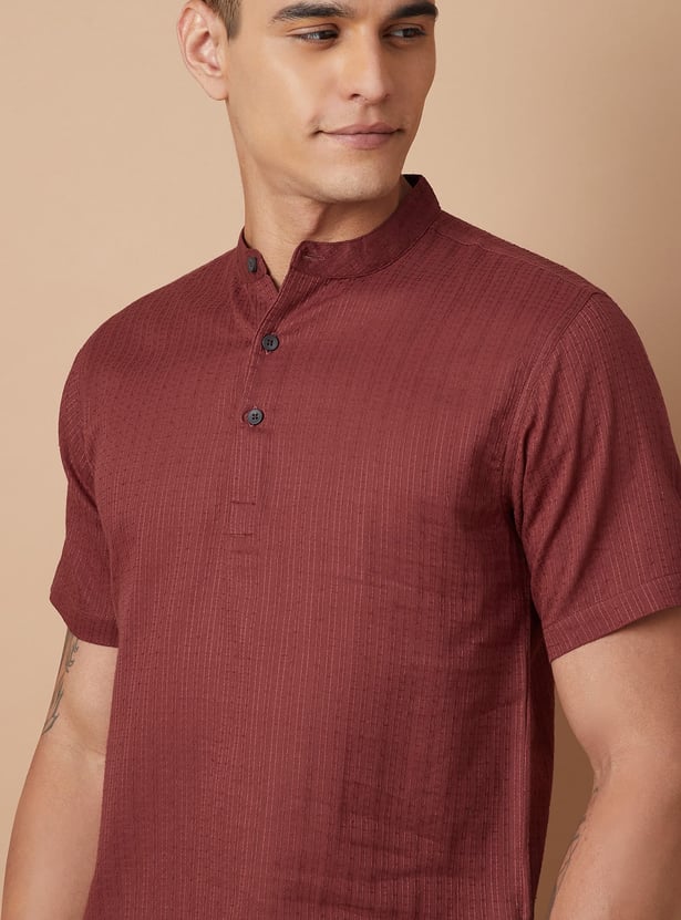 MELANGE Embroidered Short Kurta