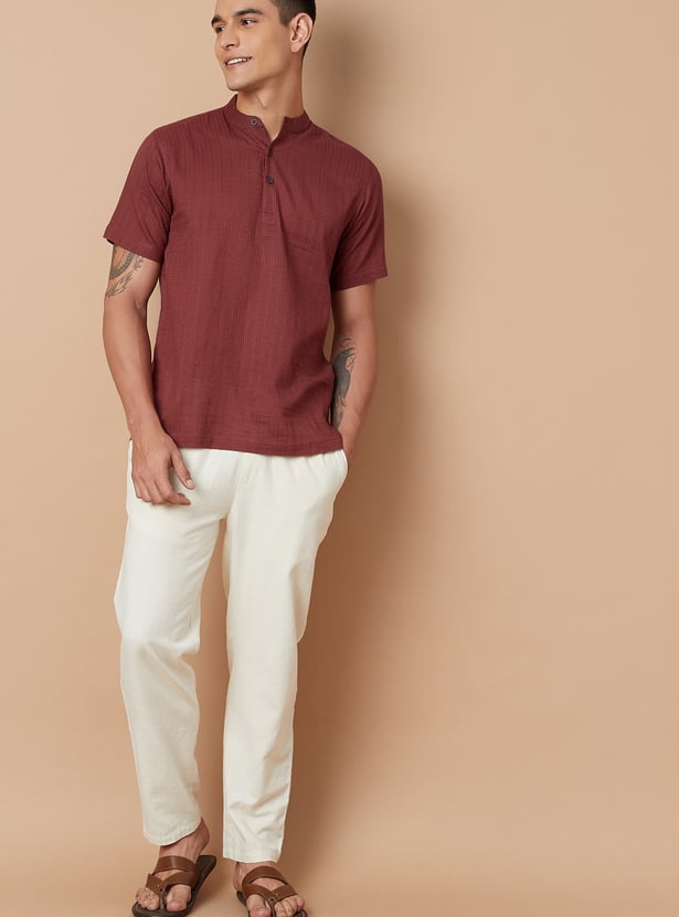 MELANGE Embroidered Short Kurta