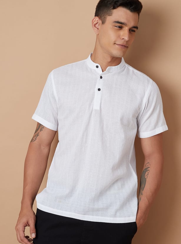 MELANGE Embroidered Short Kurta