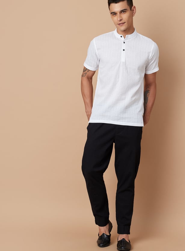 MELANGE Embroidered Short Kurta