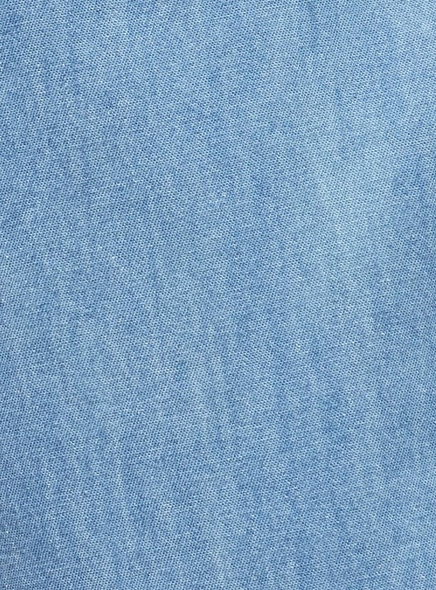 COLOUR ME Solid Elasticated Palazzos