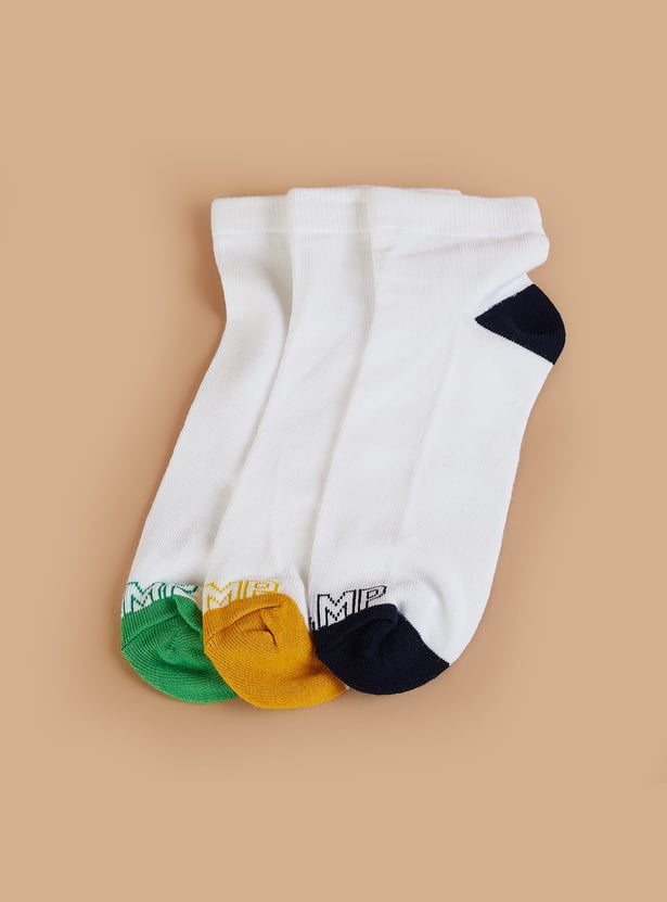 FAME FOREVER Knitted Crew Socks - Pack of 3