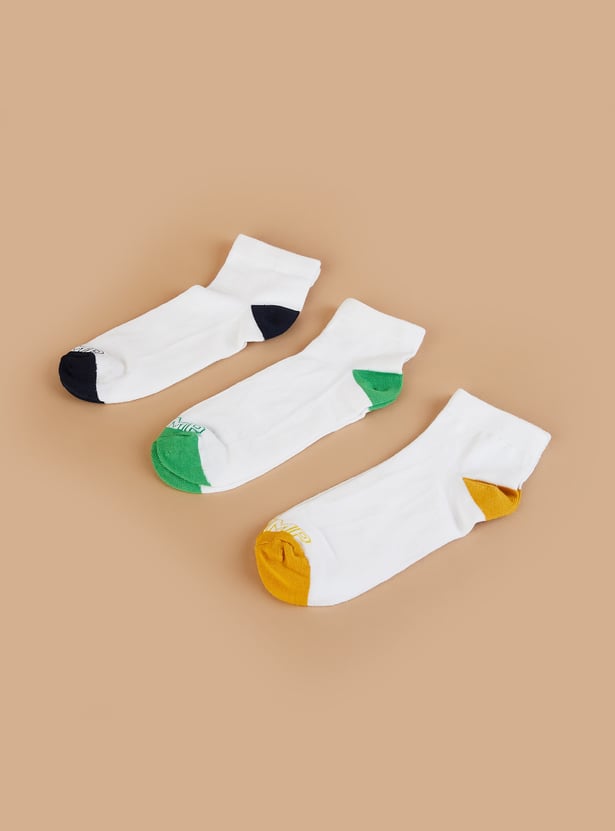 FAME FOREVER Knitted Crew Socks - Pack of 3