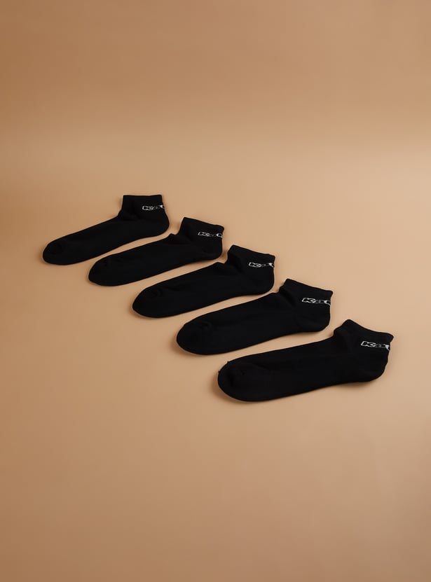 KAPPA Men Solid Ankle Length Socks - Pack of 5