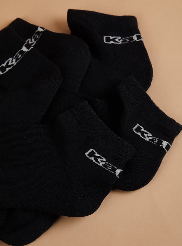 KAPPA Men Solid Ankle Length Socks - Pack of 5