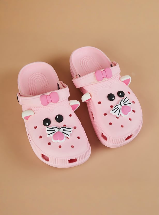 FAME FOREVER Girls Charm-Detailed Clogs