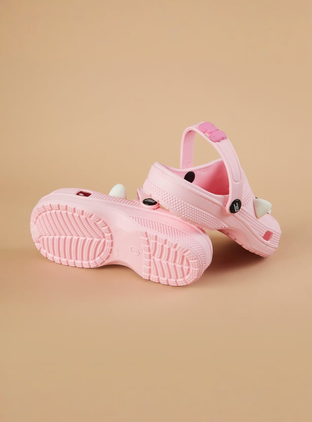 FAME FOREVER Girls Charm-Detailed Clogs
