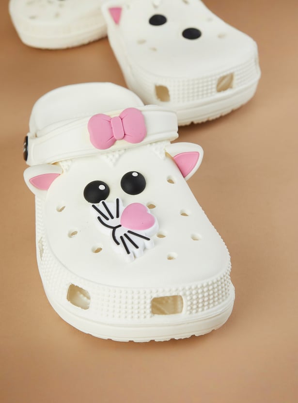 FAME FOREVER Girls Charm-Detailed Clogs