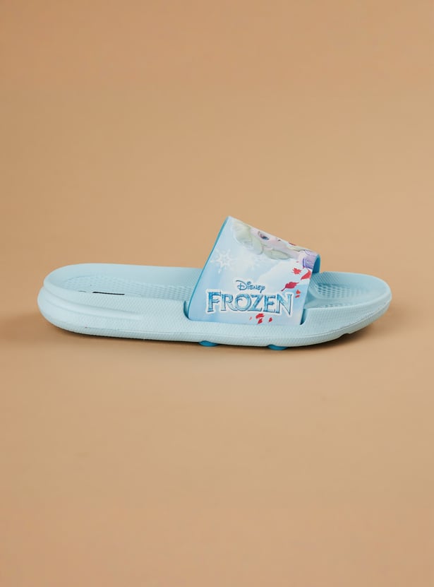 FAME FOREVER Girls Elsa Print Sliders