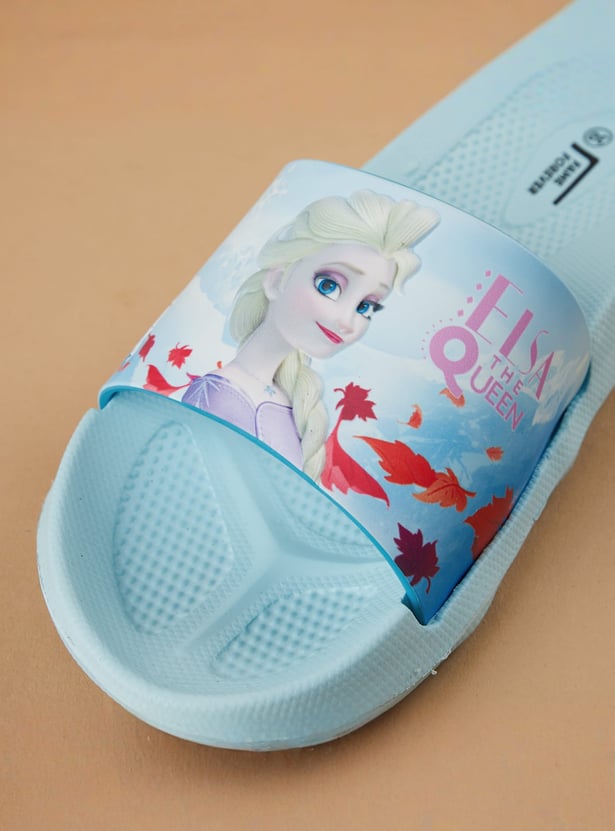 FAME FOREVER Girls Elsa Print Sliders