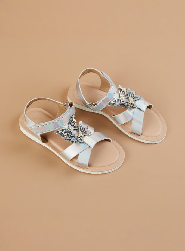 FAME FOREVER Girls Embellished Sandals