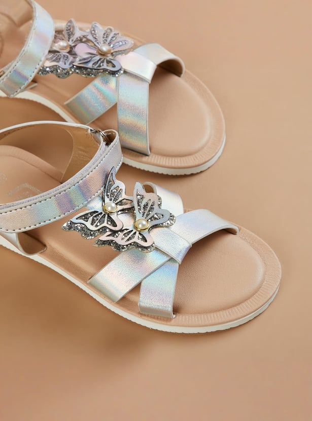 FAME FOREVER Girls Embellished Sandals