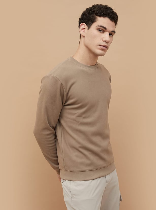 CODE Textured Sweatshirt