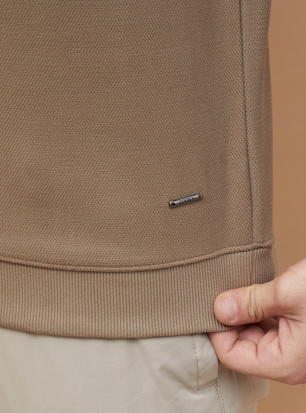 CODE Textured Sweatshirt