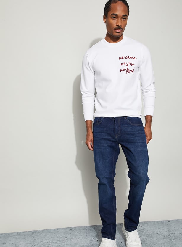 CODE UNWIND Chest Embroidered Sweatshirt
