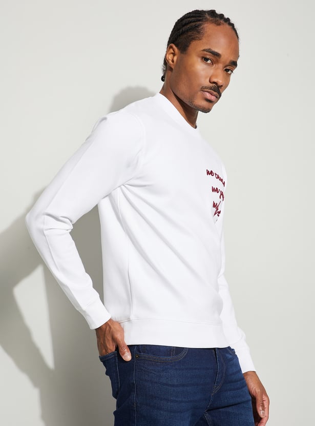 CODE UNWIND Chest Embroidered Sweatshirt