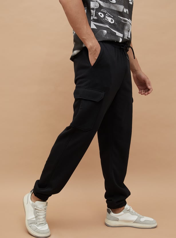 FAME FOREVER Solid Cargo Joggers