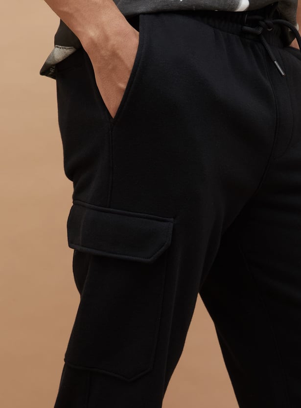 FAME FOREVER Solid Cargo Joggers