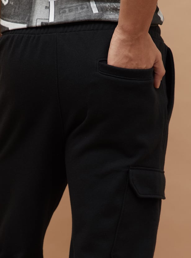 FAME FOREVER Solid Cargo Joggers