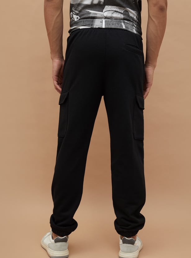 FAME FOREVER Solid Cargo Joggers