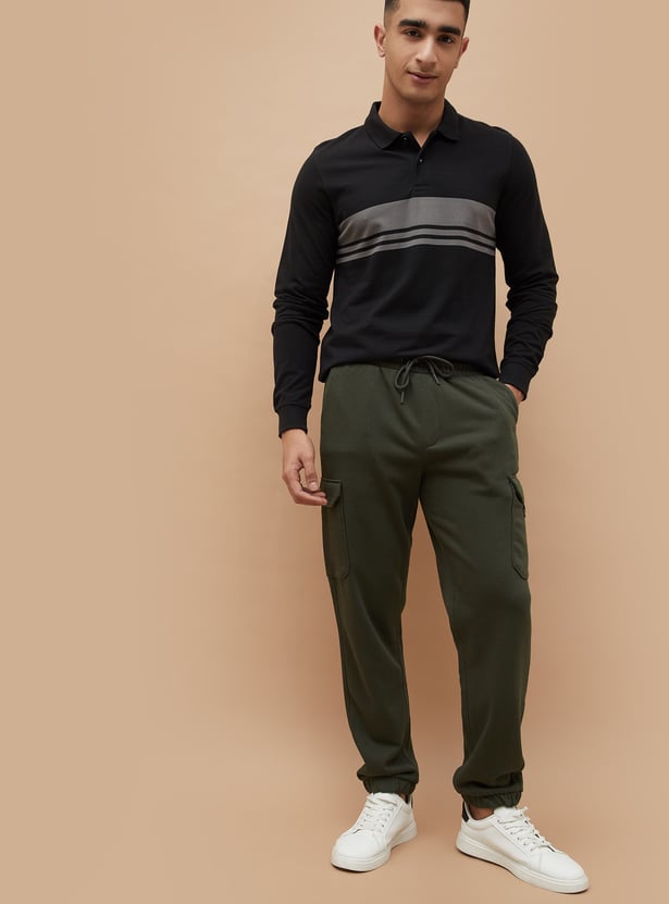 FAME FOREVER Solid Cargo Joggers