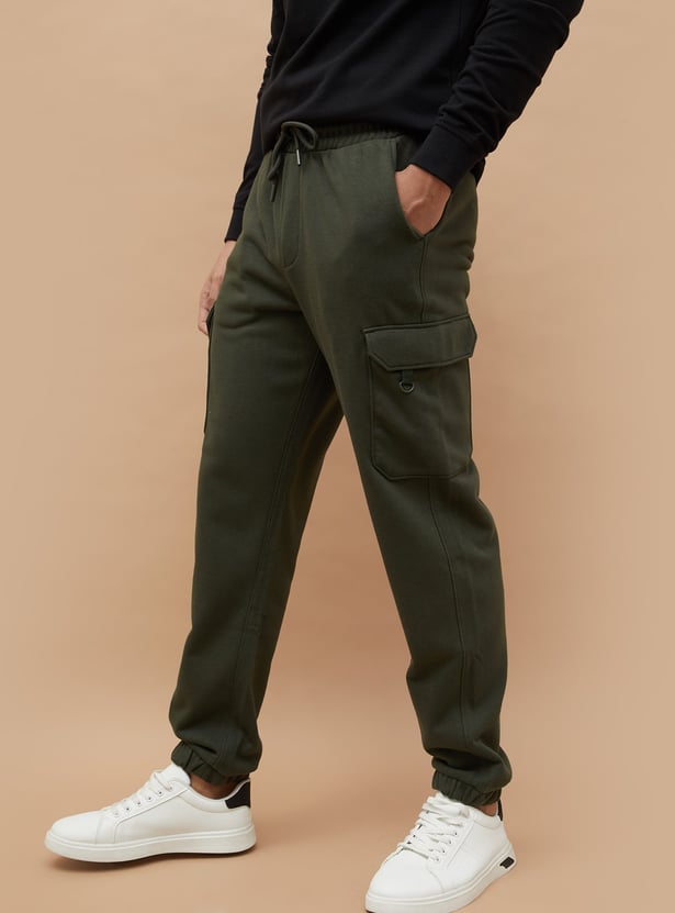FAME FOREVER Solid Cargo Joggers