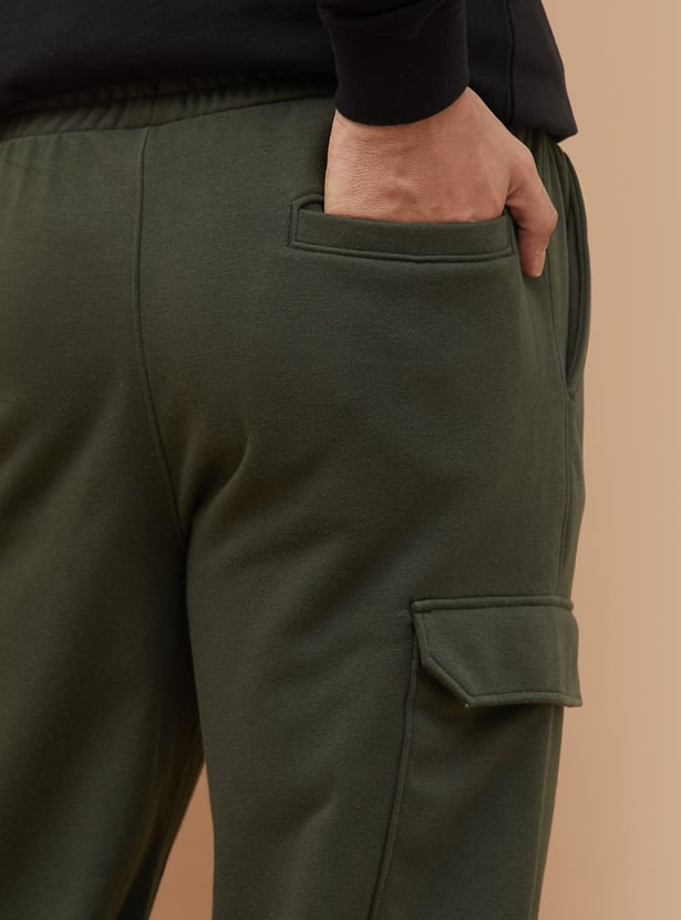 FAME FOREVER Solid Cargo Joggers