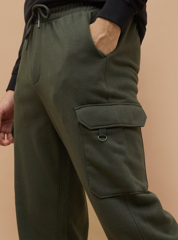 FAME FOREVER Solid Cargo Joggers
