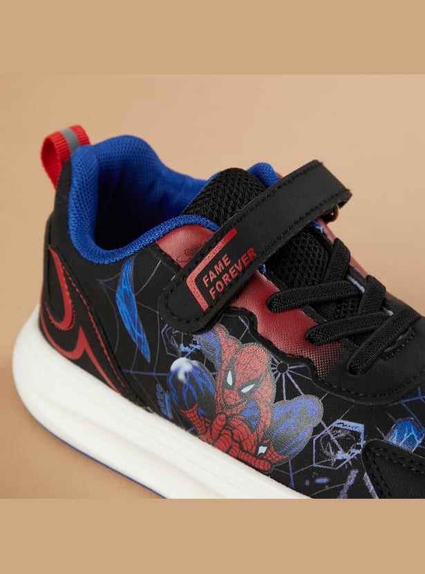 FAME FOREVER Boys Spider-Man Velcro Sneakers